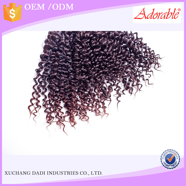 Trade Assurance human hair mixed synthetic fiber weaving different types of and blend Water wave 6pcs T1B33