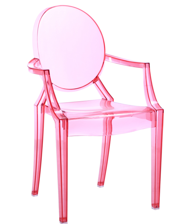 crystal ghost chair