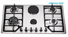 6 Burners Gas And Electric Hob