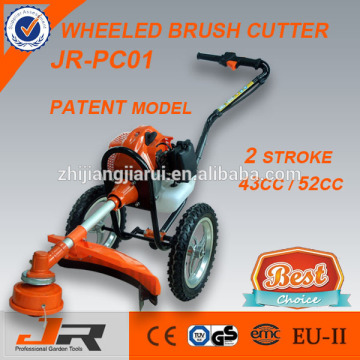 patent medel 52cc wheeled brush cutter/wheeled grass trimmer