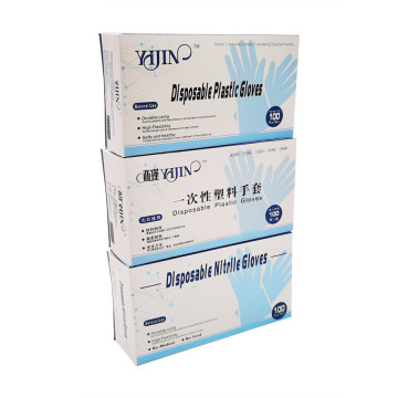 Nice price clear polythene disposable gloves