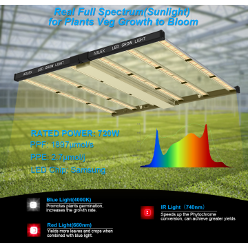 Gemüse/Bloom LED Wachsen Licht 720W für die Gartenarbeit in Innenräumen