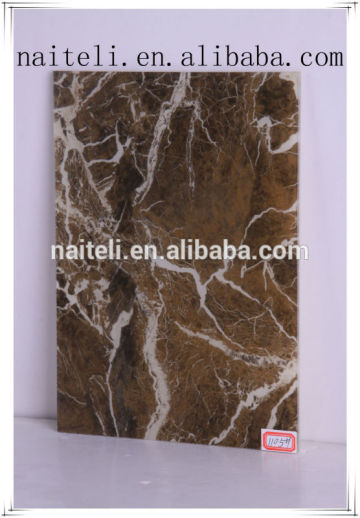 Polyester Resin Panel Black Marble Texture Transparent Wall Panel