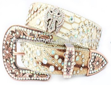 Western Rhinestone Belt For Wedding Dress