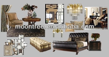 Luxury Furniture Design MBR-1381 Bedroom Furniture Proposal