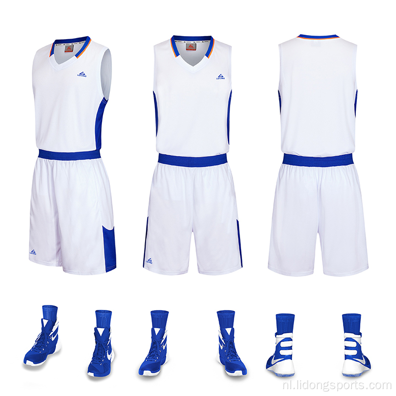 Nieuw design sublimatie basketbal jersey uniform