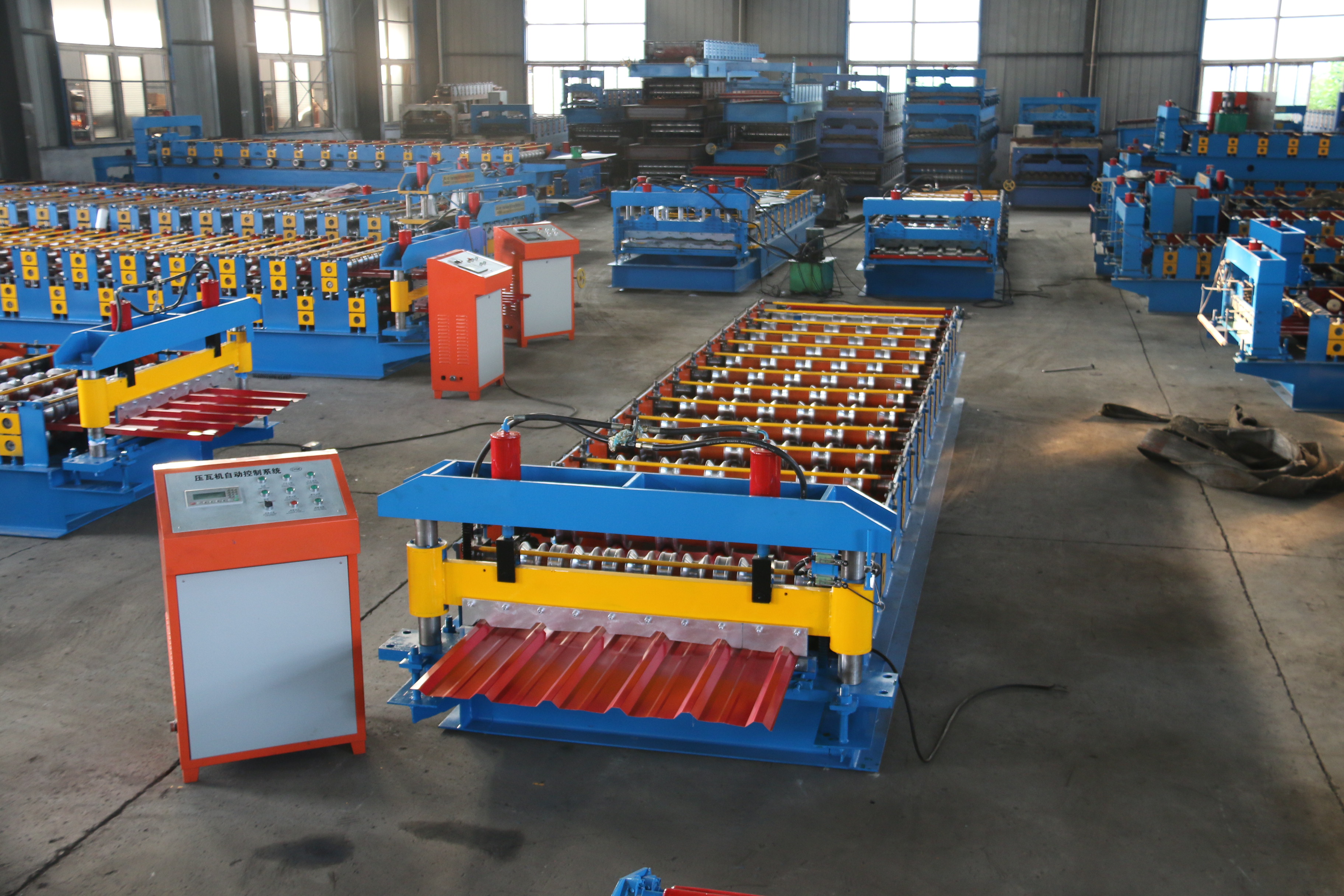 ibr roof sheet machine