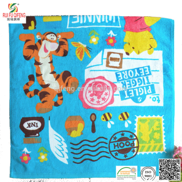 Wholesaler promotion kids printing velour Winnie tigger beach towel sets