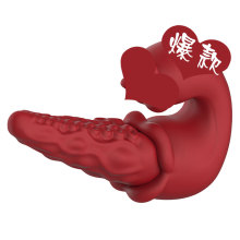 U-shaped hand clapping Octopus tongue licking vibrator
