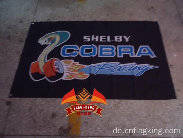 Shelby Cobra Flagge 3x 5ft Polyester Shelby Cobra Banner