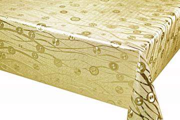 Silver Gold Coating Embossed Tablecloth