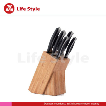 Popular cutlery set with wooden block