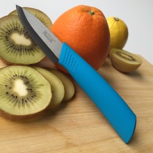 Black Finished Ceramic Knife With TPR Handle,ceramic knife set,kitchen knife