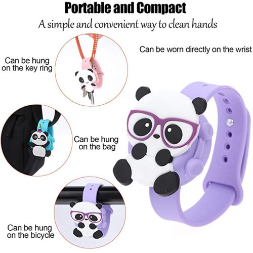 Alça Cute Panda Silicone Wrist Strap