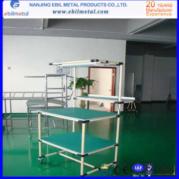 Medicine plastic coated steel pipe racking