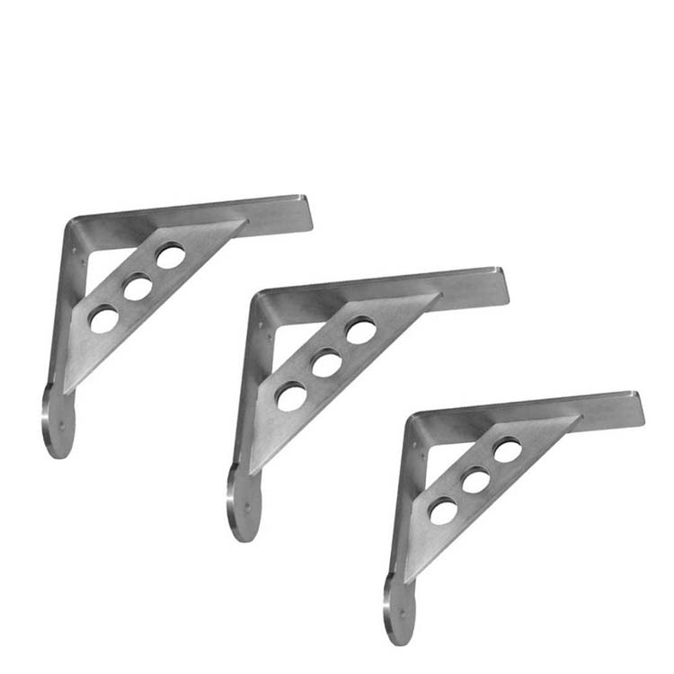 Sheet Fabrication Wall Mounting L Shaped Metal Bracket