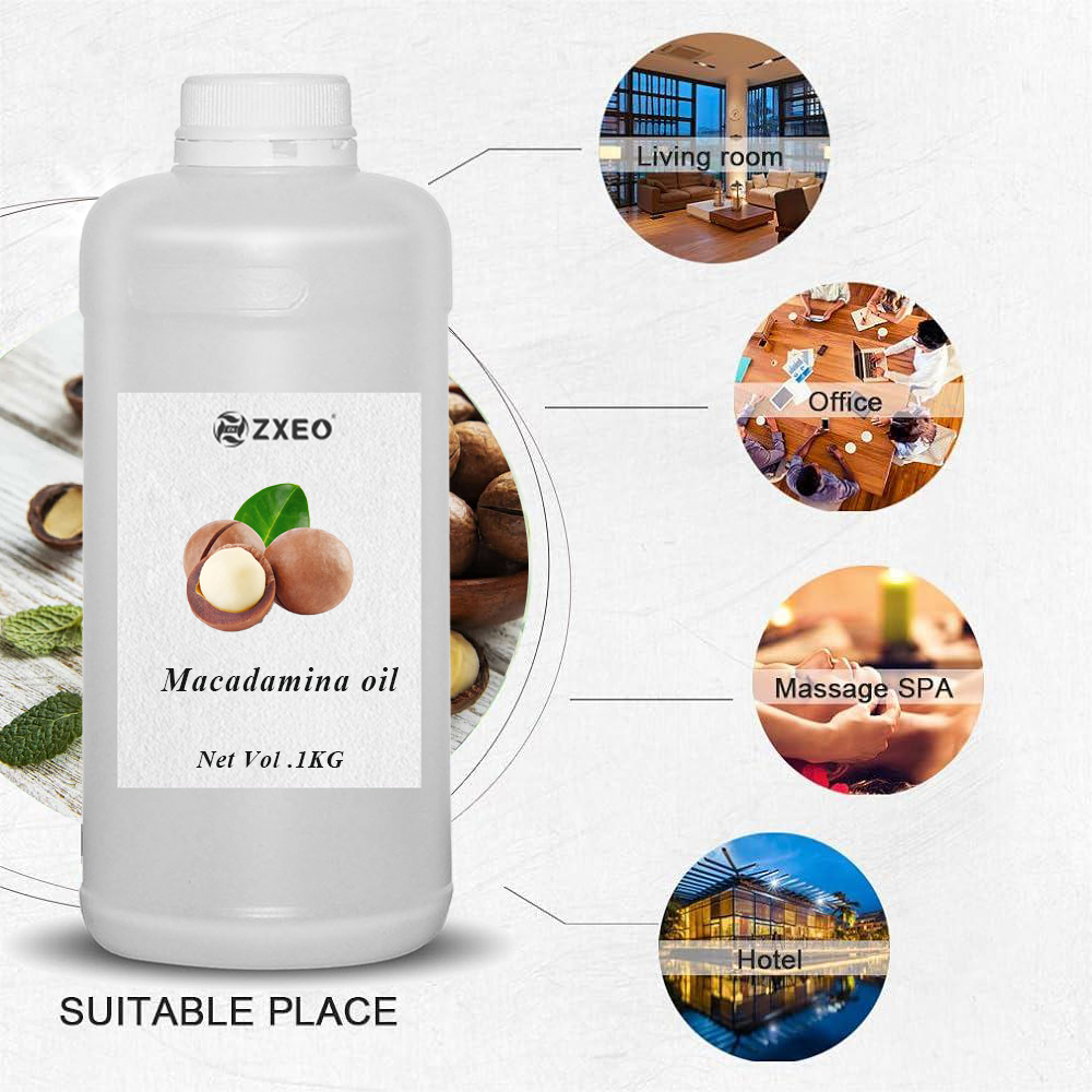 最高品質の卸売バルク純粋なナチュラルオーガニックマカダミアオイルコールドプレスプライベートラベルOEM ODM