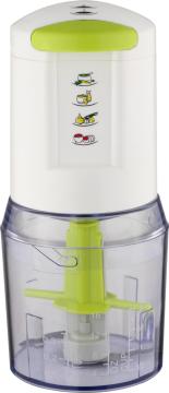 Small electric food chopper for cutting onions