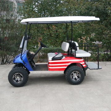 4 seat off road gas powered golfcart