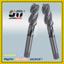 High Precision HSS Solid Carbide Spiral Straight Flute Thread Taps
