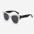 Cat's Eye Lamination Acetate Female Sunglasses 24A8005