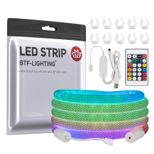 360 Degree 15mm Reticulate Pattern DIY Smart Neon Strip Light Kit with Controller