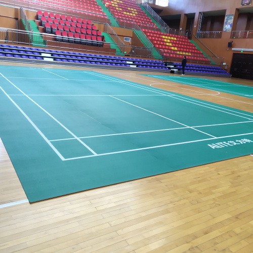 Alfombrilla de goma Enlio para pista de bádminton