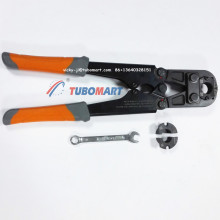 Pipe pressing clamp crimping tools for pex al pex pipe