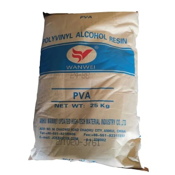 흰색 접착제 용 Wanwei PVA 폴리 비닐 알코올 2488