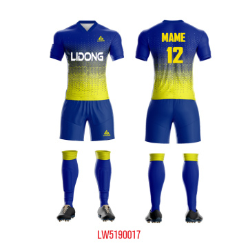 Uniformes de football pour hommes Maillot et short de sport Set Chemises à manches courtes