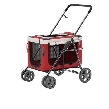 Durable Dog Stroller: Comfortable & Sturdy Pet Carrier for Travel