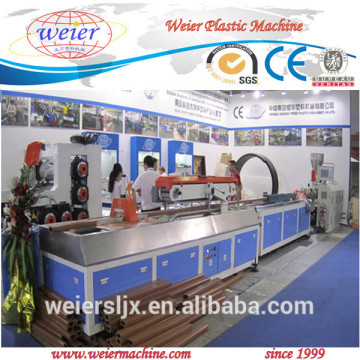 sjsz-65/132 wpc profile production line, wpc machine, wpc profile manufacturing plant