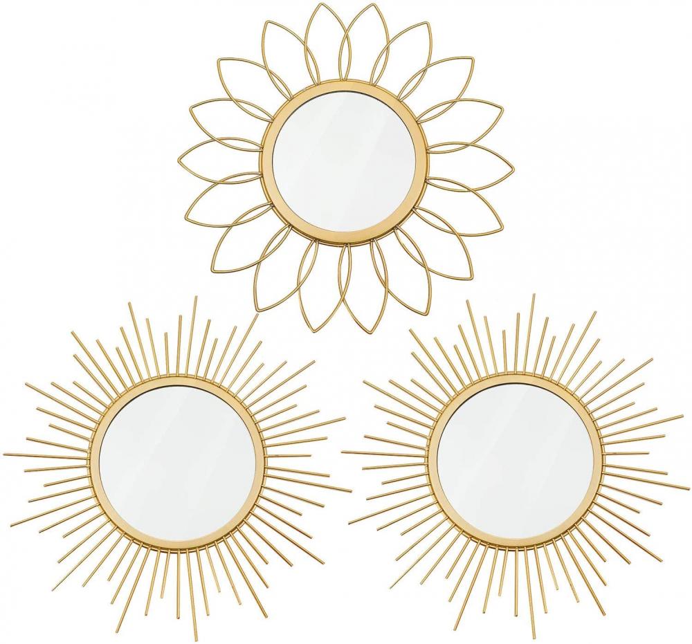 Metall Sunburst Wall Mirrors