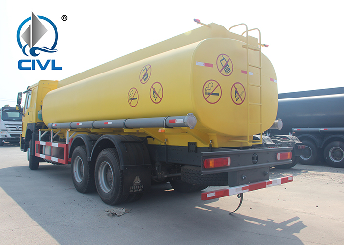 Camion citerne de carburant 6x4 Howo jaune 7 6x4 Howo Fuel Tank Truck Yellow 7