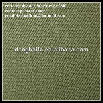 cotton/polyester fabric cvc 60/40