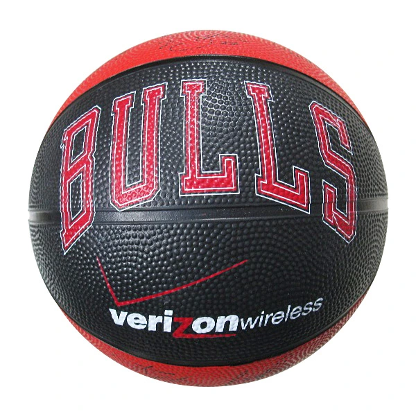 Bulls Design Official Size Rubber Basketball