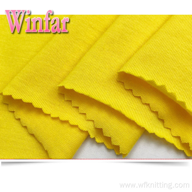 Solid Dyed Knitted 100% Polyester Ring Spun Fabric