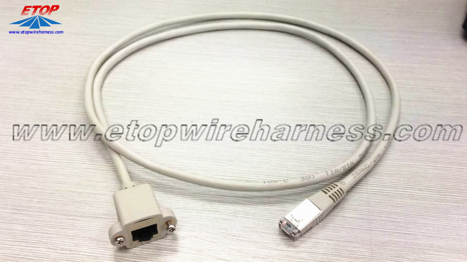 RJ45 Cable Benyw I Gwryw