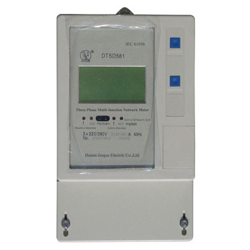 Three Phase Multi-Tariff Net Electric Energy Meter