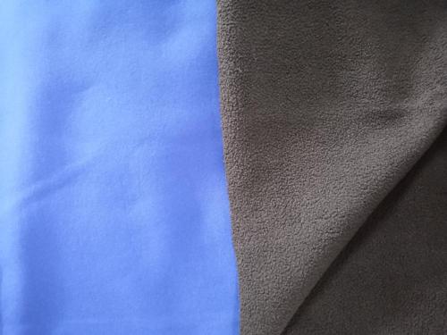 100% Polyester Softshell Bonded Polar Fleece