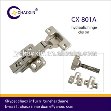 steel nickel plated 35mm cup clip-on hydraulic hinge,hydraulic cabinet hinge