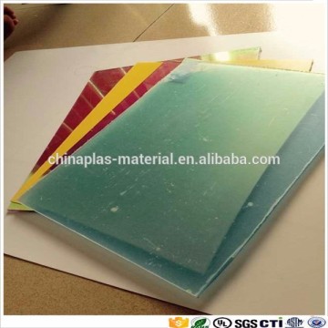 manufacture organic glass sheet