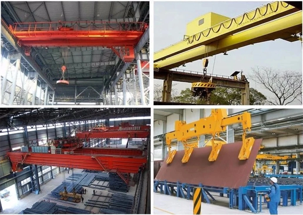 QC Type Span 30m Double Beam Magnetic Overhead Crane 5 Ton 16 Ton