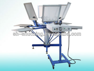 Manual textile screen printer with Micro registration