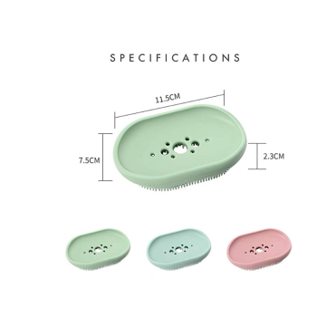 カスタムBPAフリーシリコン石鹸ディッシュブラシ