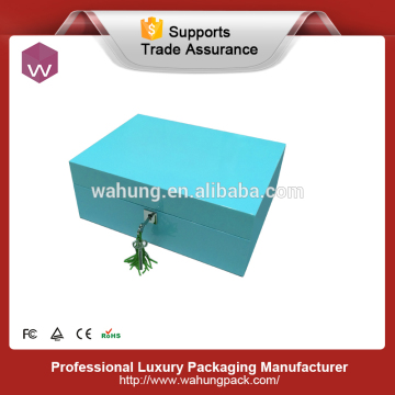 High quality wood box lock with key