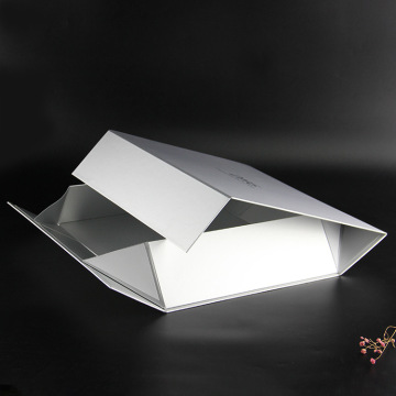 Custom book shape hot stamping magnetic paper box