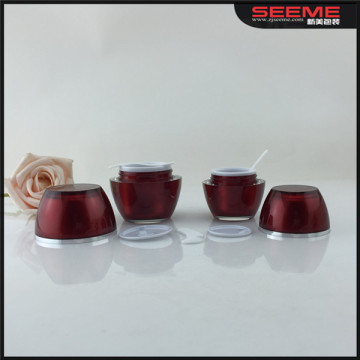red egg plastic jar containers