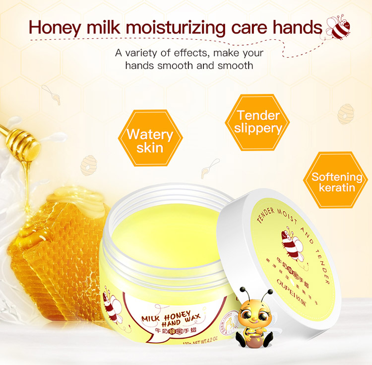 BISUTANG Hand Care Nourishing Moisturizing Whitening Exfoliating Milk Honey Hand Wax