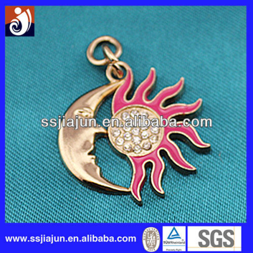 Fashion christmas decoration custom metal keyring